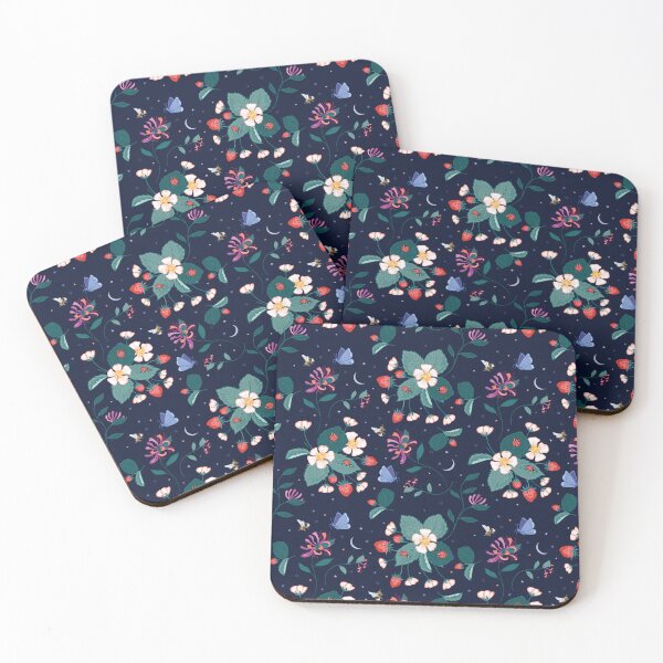 Item preview, Midnight Strawberry Patch designed and sold by Angie Spurgeon.