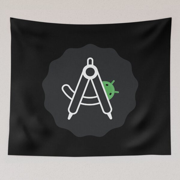 Item preview, Android Studio black logo designed and sold by Redstrawberry13.