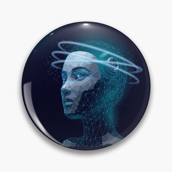 Artikelvorschau, KI Chatbot Cyborg Roboter Android 3D-Druck Frau Mädchen entworfen und verkauft von LuckyStep.