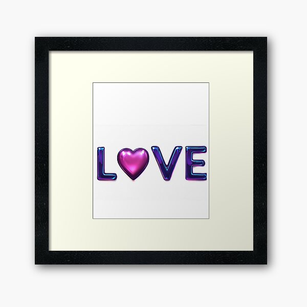 Item preview, Love, Logo in Vibrant Colors – Trendy Graphic Design designed and sold by TeutaDesings.