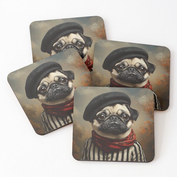 Item preview, French Pug - Paris Pug - Stylish Animal Art designed and sold by Chrisjeffries24.