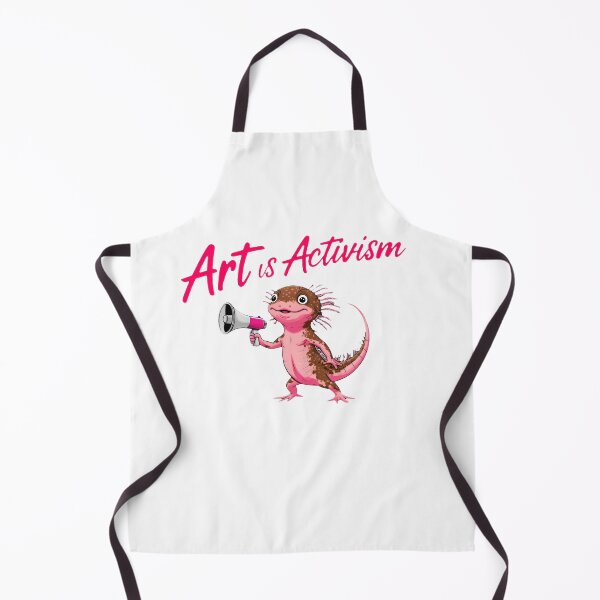 Item preview, Axolotl With Megaphone Art Is Activism designed and sold by RetroPop23.