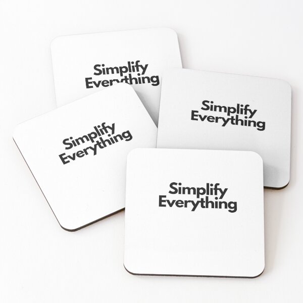 Item preview, Simplify Everything – Less Is Powerful designed and sold by MGR LABEL.