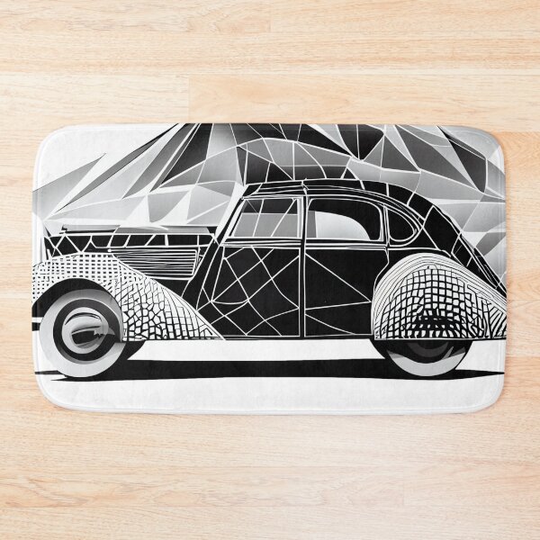 Item preview, Art Deco Ride: Geometric Vintage Car designed and sold by ShadowAndSlate.
