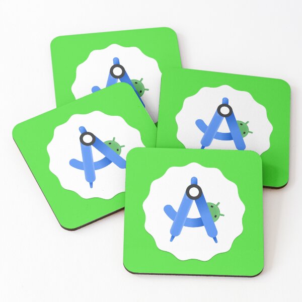 Item preview, Android Studio white logo designed and sold by Redstrawberry13.