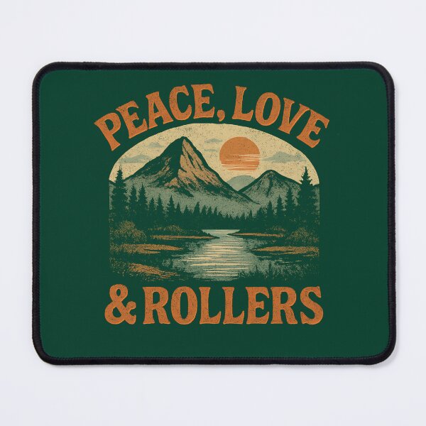 Item preview, Peace, Love & Rollers ( DnB edit ) designed and sold by WULFLAND ARTS.