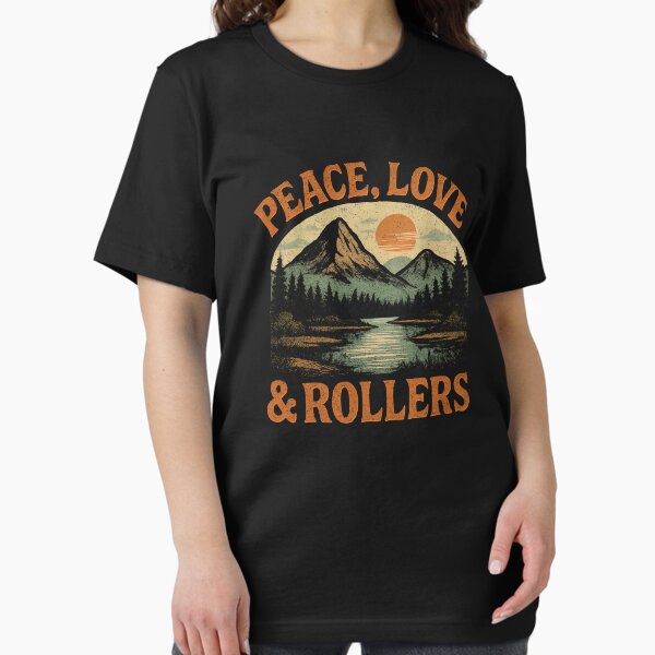 Artikel-Vorschau von Peace, Love & Rollers (DnB-Bearbeitung), designt und verkauft von WULFLAND ARTS.