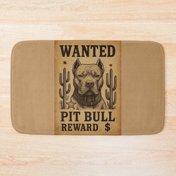Item preview, Wanted Pitbull designed and sold by Planetporridge.
