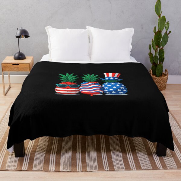 Item preview, Funny Patriotic Red White & Blue Pineapple Hawaii July designed and sold by MOHITSALVI.