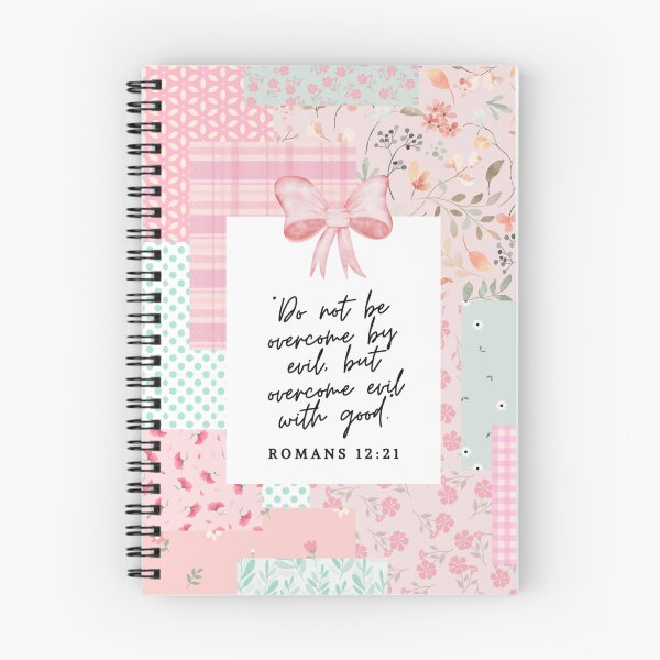 Item preview, Aesthetic Christian poster: Romans 12:21 designed and sold by ssamoey.