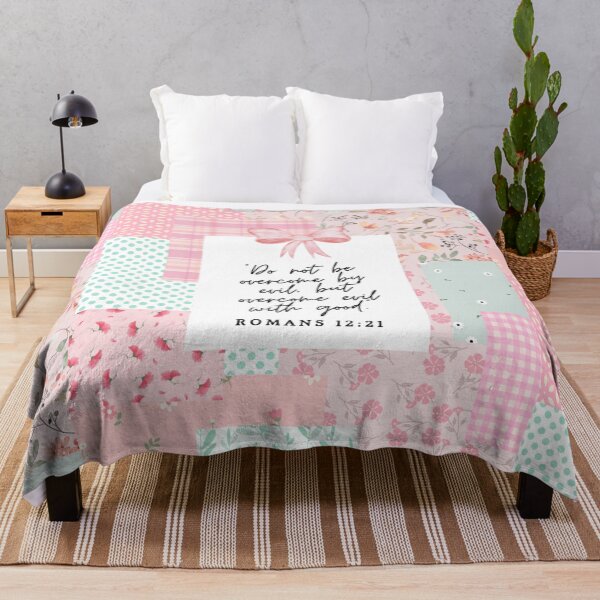 Item preview, Aesthetic Christian poster: Romans 12:21 designed and sold by ssamoey.