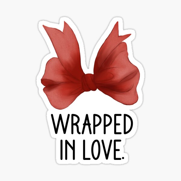 Item preview, Wrapped in Love Romantic  Red Bow Ribbon Art  designed and sold by the-Z3nith.