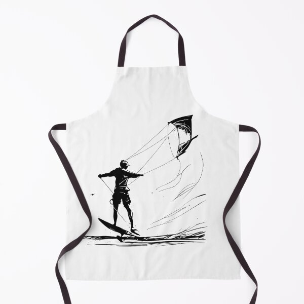 Item preview, Dynamic Glide: Kitesurfer Silhouette designed and sold by ShadowAndSlate.