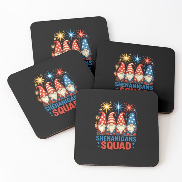 Item preview, Funny Shenanigans Squad Patriotic Gnomes 4th Of July designed and sold by MOHITSALVI.