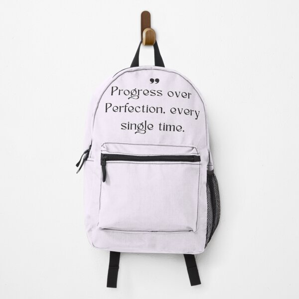 Item preview, Progress Over Perfection Every Single Time designed and sold by Wordsmith-Wear.
