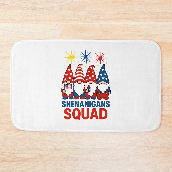 Item preview, Funny Shenanigans Squad Patriotic Gnomes 4th Of July designed and sold by MOHITSALVI.