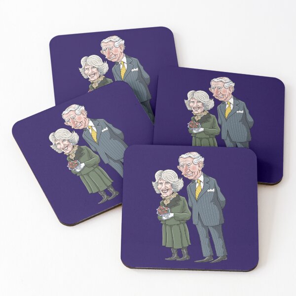 Item preview, King Charles III and Queen Camilla designed and sold by MacKaycartoons.