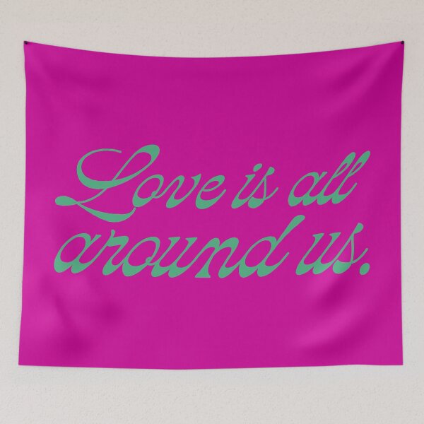 Item preview, Love Is All Around Us - Seafoam designed and sold by sillyjess.
