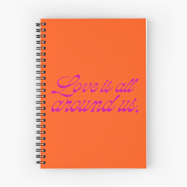 Item preview, Love Is All Around Us - Fuchsia designed and sold by sillyjess.