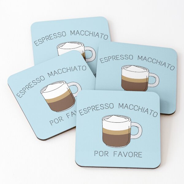 Item preview, espresso macchiato por favore designed and sold by Magnolia Valley Art.