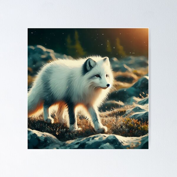 Item preview, Arctic Fox Art #4 | Fox Lovers designed and sold by ksgraphics222.