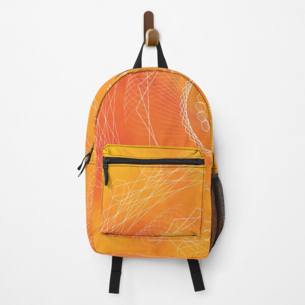 Item preview, Geometric Spirograph Pattern Yellow Red Orange Watercolor designed and sold by AfterCoffee.