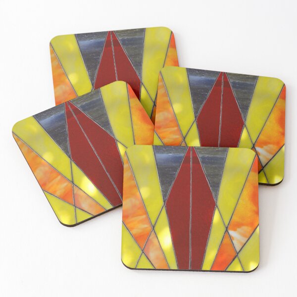 Item preview, Southwest Sunset, Stained Glass Print designed and sold by Lisie24.