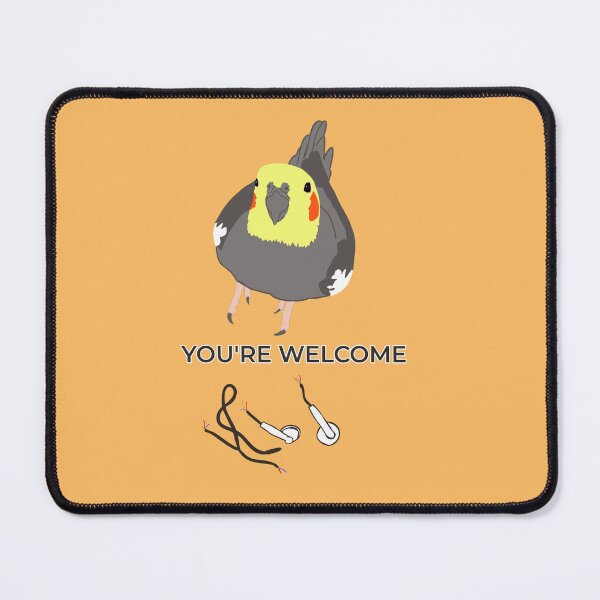 Item preview, Cockatiel Turns Earbuds Wireless – You're Welcome designed and sold by Birbosaurus.