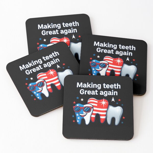 Item preview, Making Teeth Great Again 4th Of July USA Flag Women Men designed and sold by cawtoon.
