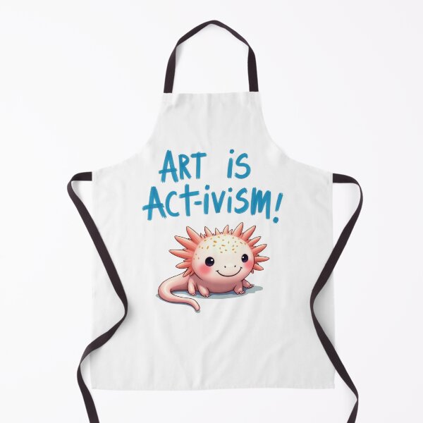 Item preview, Smiling Axolotl Art Is Activism designed and sold by RetroPop23.