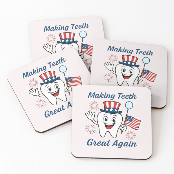 Item preview, Making Teeth Great Again America 4th Of July Funny Dentist designed and sold by cawtoon.