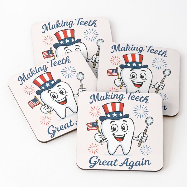 Item preview, Making Teeth Great Again America 4th Of July Funny Dentist designed and sold by cawtoon.
