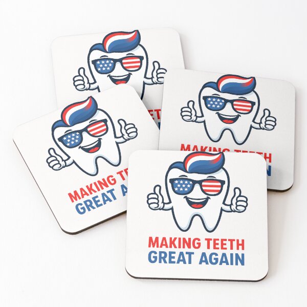 Item preview, Making Teeth Great Again America 4th Of July Funny designed and sold by cawtoon.