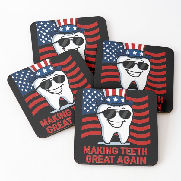 Item preview, Making Teeth Great Again Funny Dentist USA 4th Of July designed and sold by cawtoon.