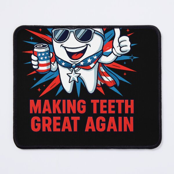 Item preview, Making Teeth Great Again Funny Dentist USA 4th Of July designed and sold by cawtoon.
