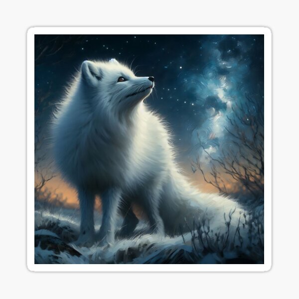 Item preview, Arctic Fox Art #6 | Fox Lovers designed and sold by ksgraphics222.