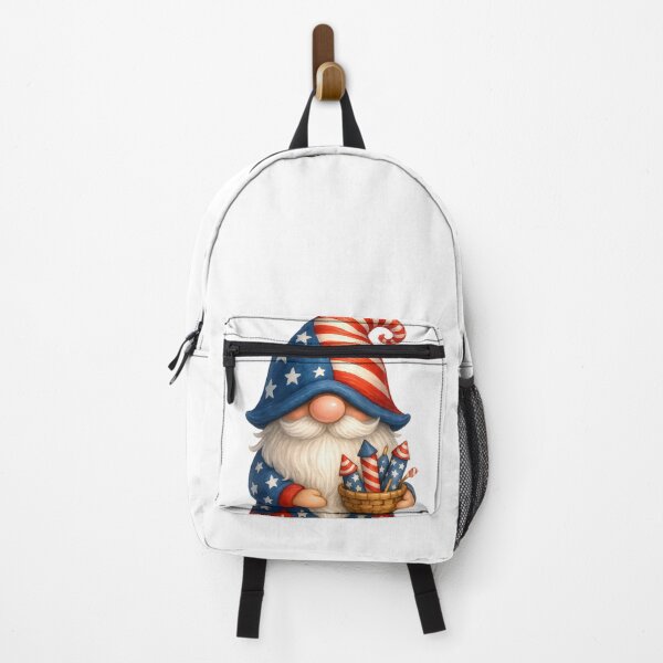 Item preview, Patriotic 4th of July Gnome with Fireworks designed and sold by cawtoon.