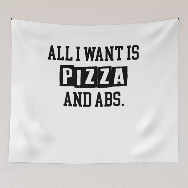 Item preview, All I want is pizza and abs Funny Pizza T Shirt Tumblr Fashion Pizza Shirt Funny Gym Men TShirt for Women Graphic Tee for Teen Gifts designed and sold by Noussairox.