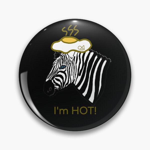 Item preview, LaMaisonOfMY The Egghead Forecast: Sunny, Silly & Seriously Too Hot! ZEBRA COLLECTION No.16 GOLDEN BLACK designed and sold by LaMaisonOfMY.