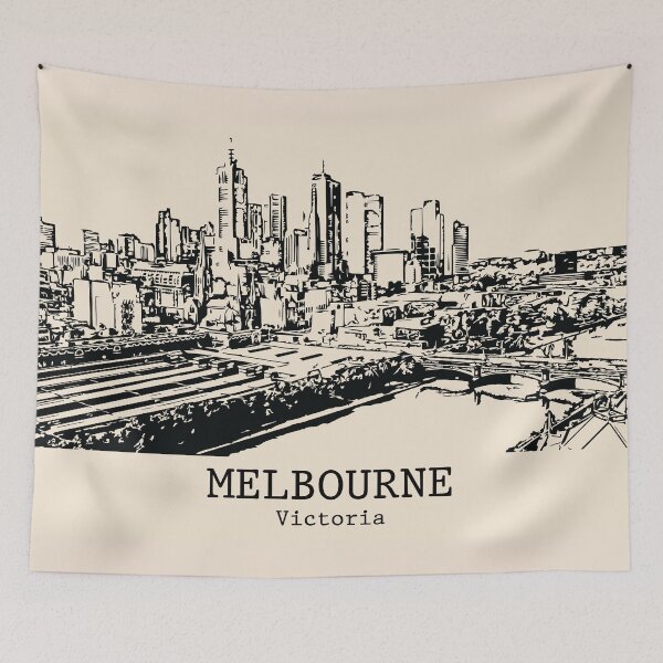 Item preview, Melbourne - Victoria designed and sold by Lakeric Cityscapes.