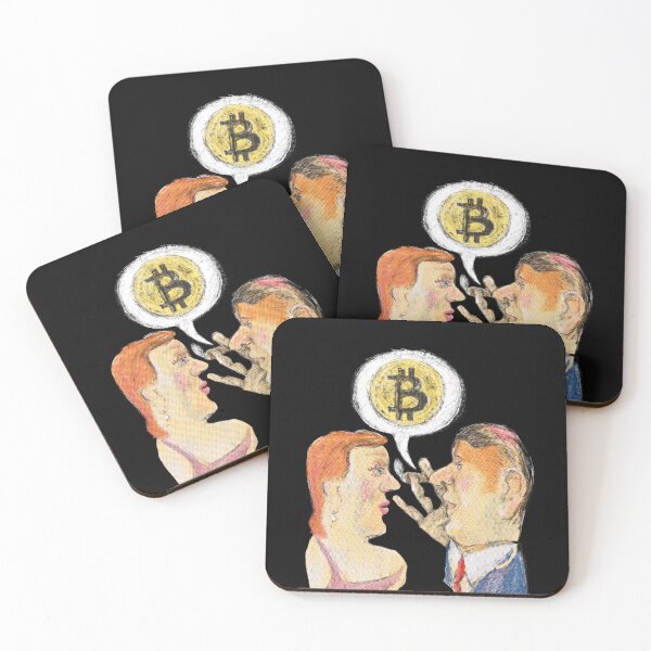 Item preview, Bitcoin Logo Couple Funny  designed and sold by CyberRex.