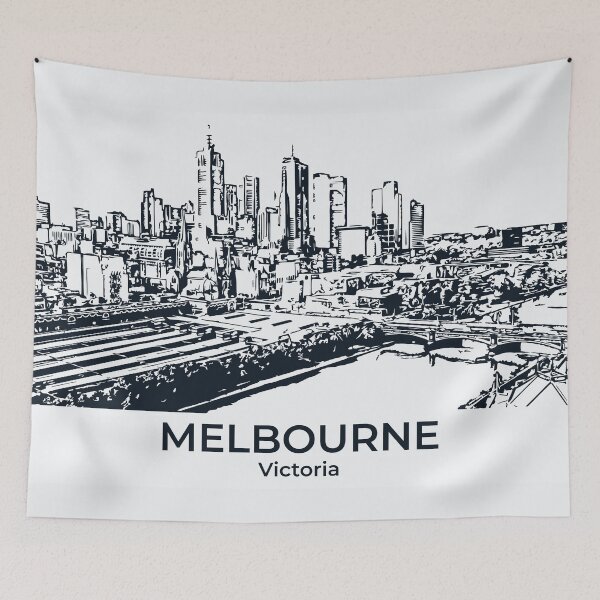 Item preview, Melbourne - Victoria designed and sold by Lakeric Cityscapes.