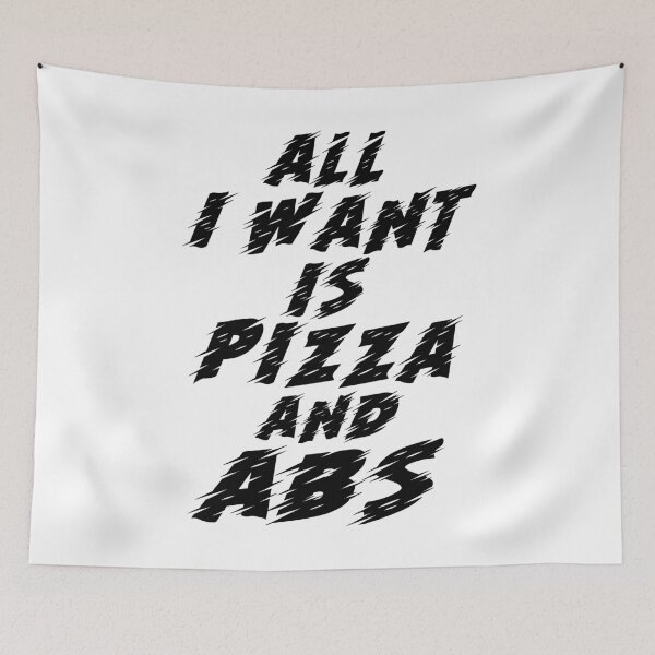 Item preview, All I want is pizza and abs Funny Pizza T Shirt Tumblr Fashion Pizza Shirt Funny Gym Men TShirt for Women Graphic Tee for Teen Gifts designed and sold by Noussairox.