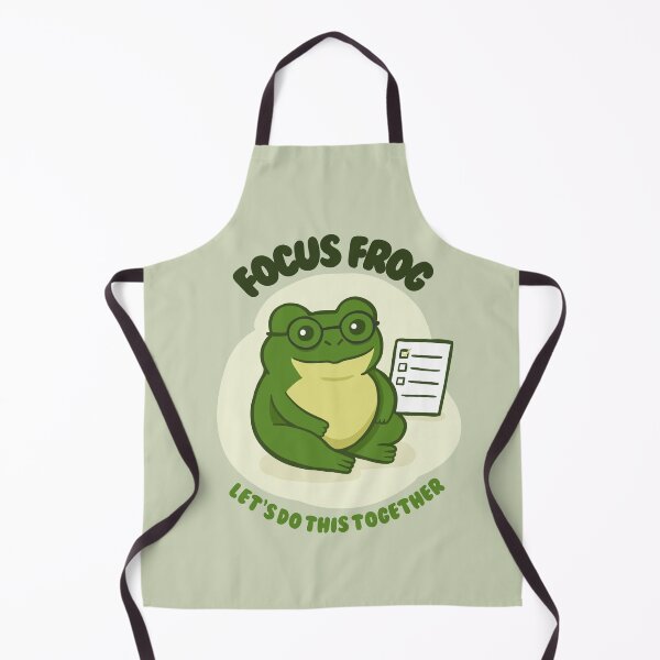 Item preview, Focus Frog Motivational Poster – ADHD Body Doubling Print for Focus and Productivity – “Start With Just 5 Minutes” Quote Wall Art designed and sold by Tattyarts.