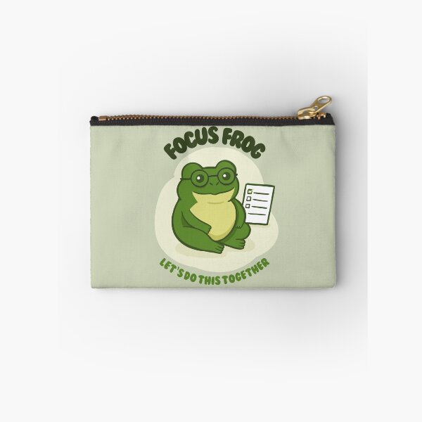 Item preview, Focus Frog Motivational Poster – ADHD Body Doubling Print for Focus and Productivity – “Start With Just 5 Minutes” Quote Wall Art designed and sold by Tattyarts.