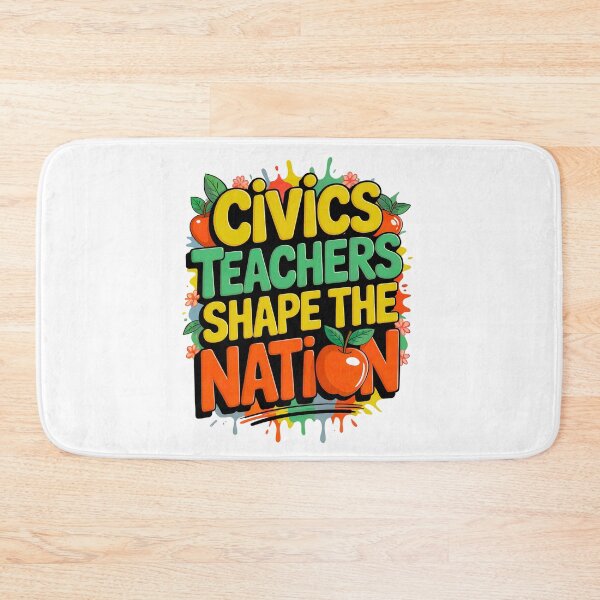 Item preview, Civics Teachers Shape The Nation: Inspiring Young Minds Through Knowledge And Justice designed and sold by elynne9.