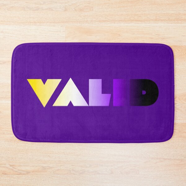 Item preview, Valid - Non-Binary Flag designed and sold by sillyjess.