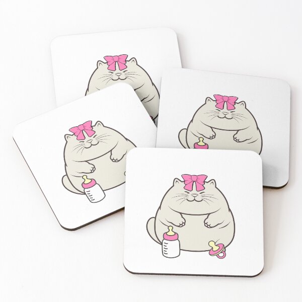 Item preview, Cute fat cat is a baby - girl designed and sold by Pet Station.