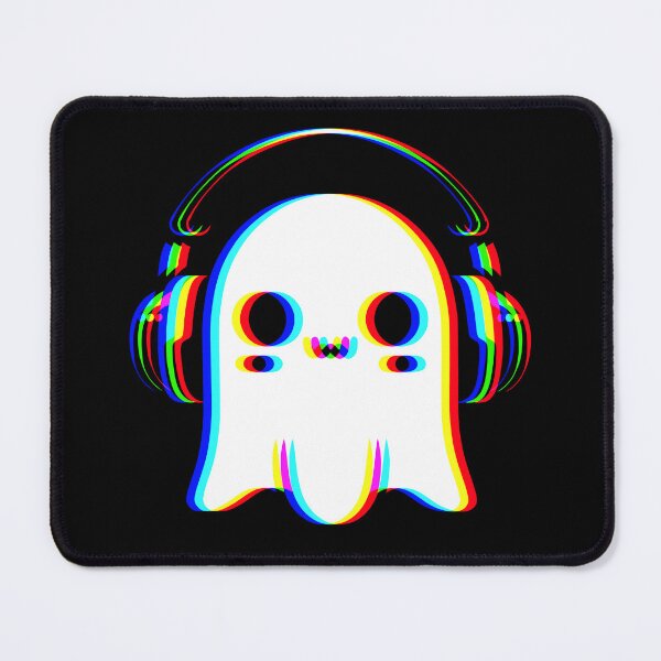 Item preview, EDM Ghost Vibes – Psychedelic Tricolour Rave Spirit Design designed and sold by RomeoSketches.