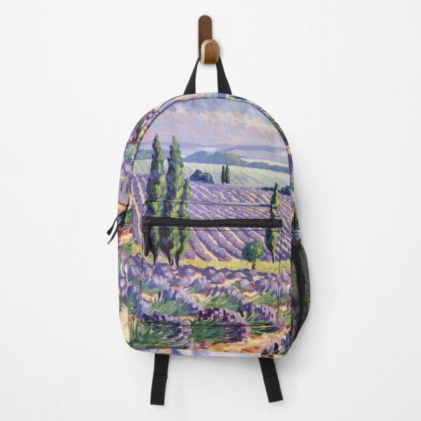 Item preview, Lavender Field with Cypress Trees | Post-Impressionist  designed and sold by CARRAANN.